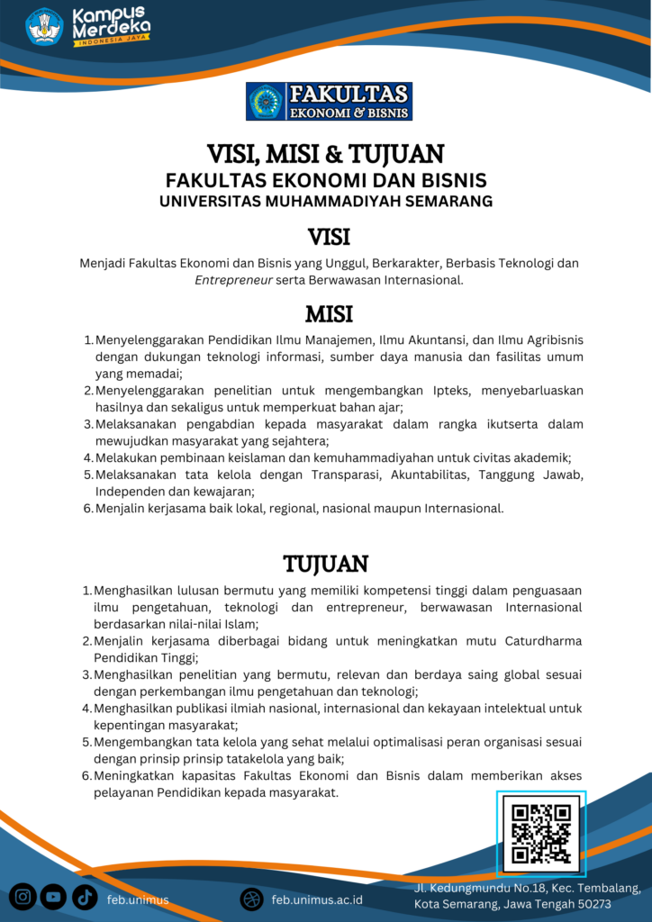 Visi, Misi Dan Tujuan – Fakultas Ekonomi Dan Bisnis (FEB) Unimus