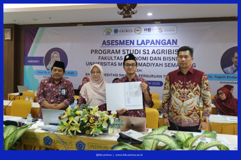 Prodi S1 Agribisnis FEB Unimus Sukses Melaksanakan Lapangan (AL) oleh Badan Akreditasi Nasional Perguruan Tinggi (BAN-PT)