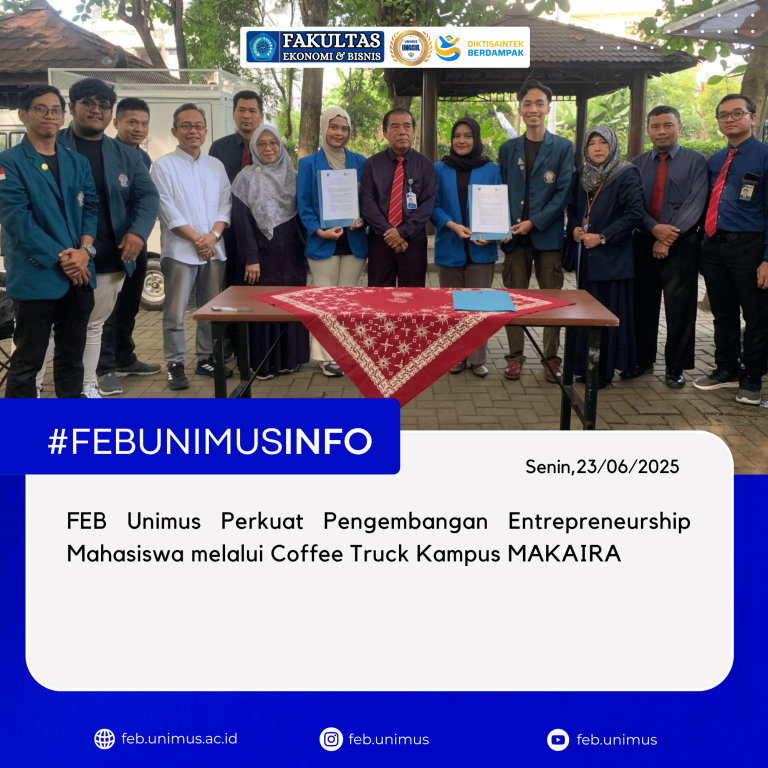 FEB Unimus Perkuat Pengembangan Entrepreneurship Mahasiswa melalui Coffee Truck Kampus MAKAIRA