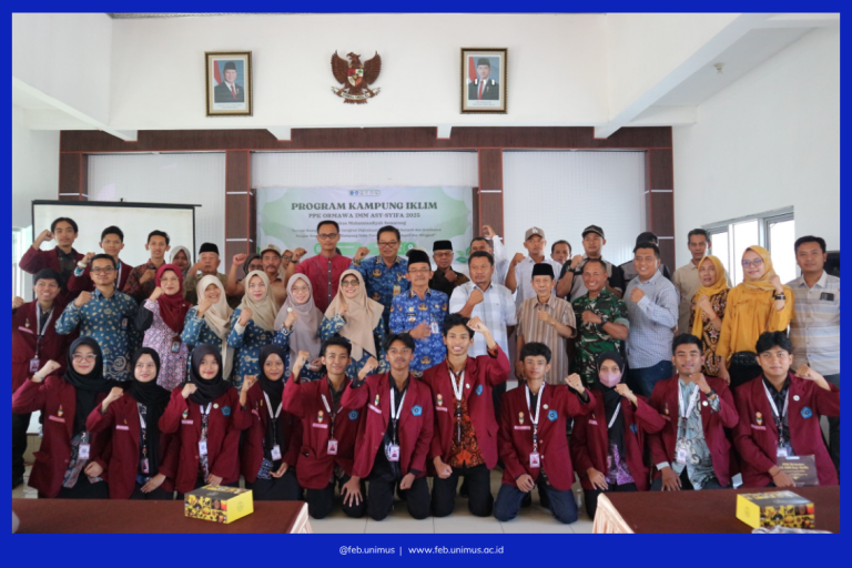 IMM Asy-Syifa FEB Unimus Hadirkan Inovasi Kampung Iklim Adaptif dan Mitigatif di Desa Purwosari, Demak.