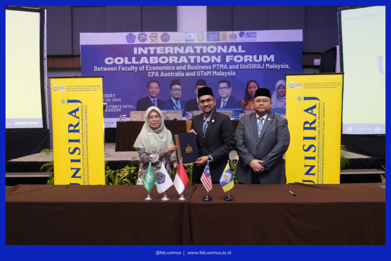 Fakultas Ekonomi dan Bisnis Unimus Hadiri AFEB PTMA 2025 di Makassar dan Jalin Kerjasama Strategis