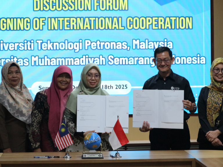 FEB Unimus Perkuat Kerja Sama Internasional dengan Universiti Teknologi PETRONAS Malaysia