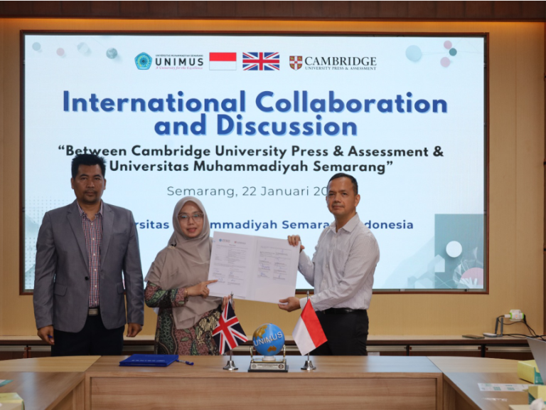 Unimus Terima Kunjungan Cambridge University Press & Assessment, Bahas Transformative Agreement dan E-Textbook Cambridge