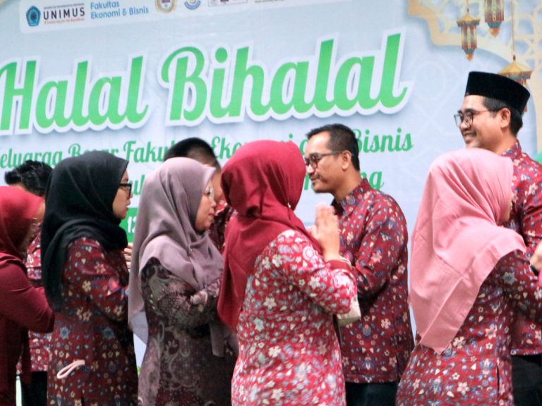 FEB UNIMUS Gelar Halal Bihalal, Pererat Silaturahmi dan Kebersamaan
